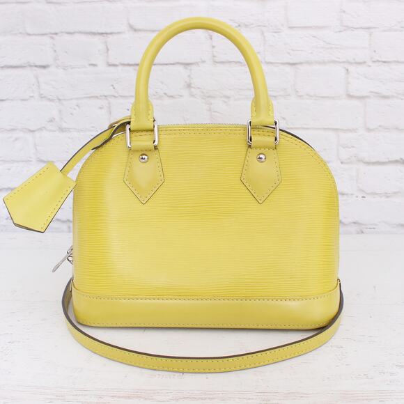 Louis Vuitton Alma BB Pistache Epi Crossbody Leather Satchel Handbag A3346 - Picture 1 of 9